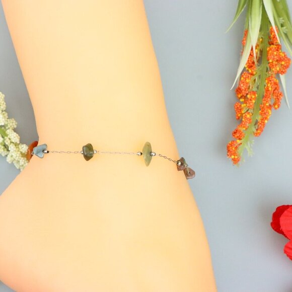 Handmade Anklet – A Stylish Choice for Women, Thoughtful Gift Idea, EVCH1022 - Picture 3 of 8